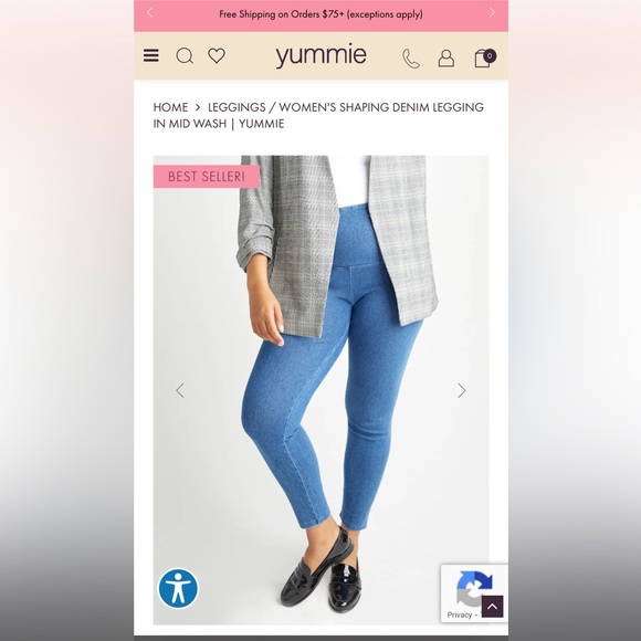 Yummie Denim shaping legging- Medium - Picture 1 of 8